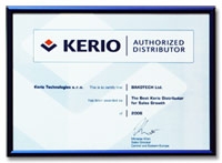 БАКОТЕК стал лучшим дистрибьютором Kerio Technologies в 2006 году.